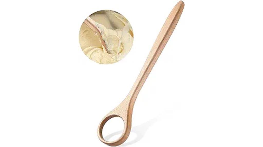 12 inch wooden dough whisk