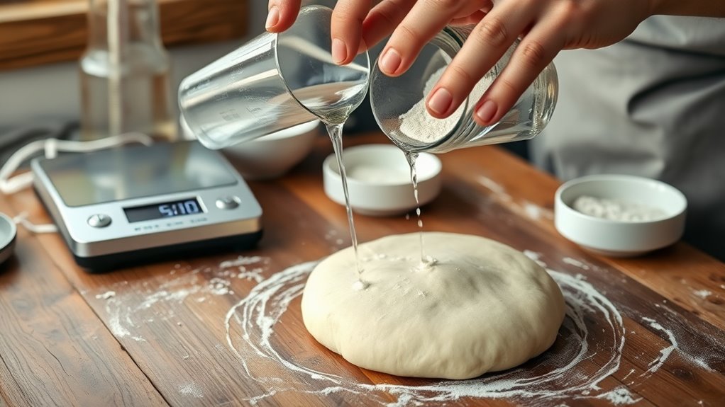 adjust flour reduce liquids