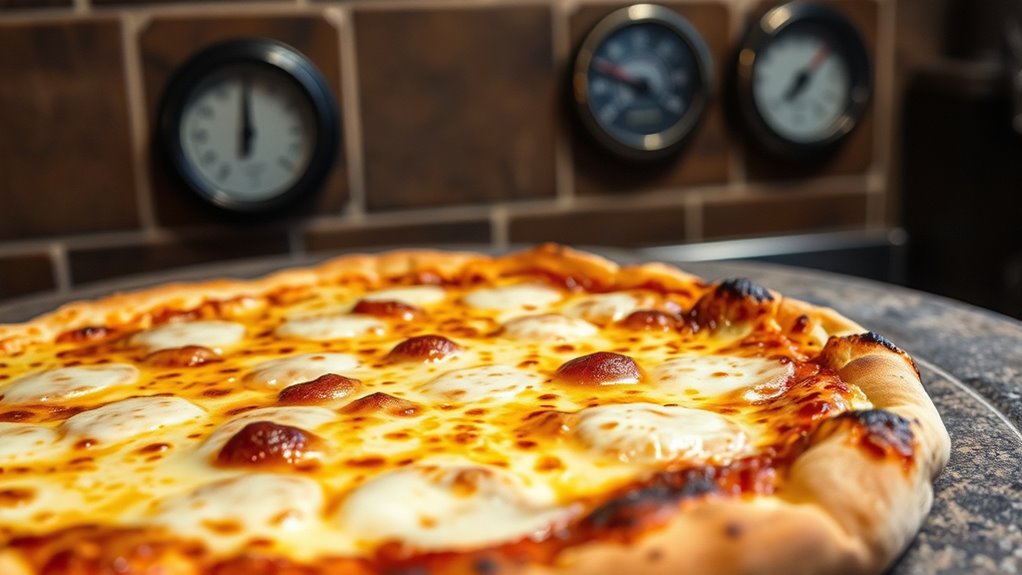 adjust oven temperature higher