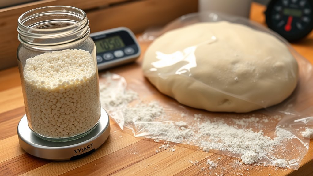 adjust yeast and proofing