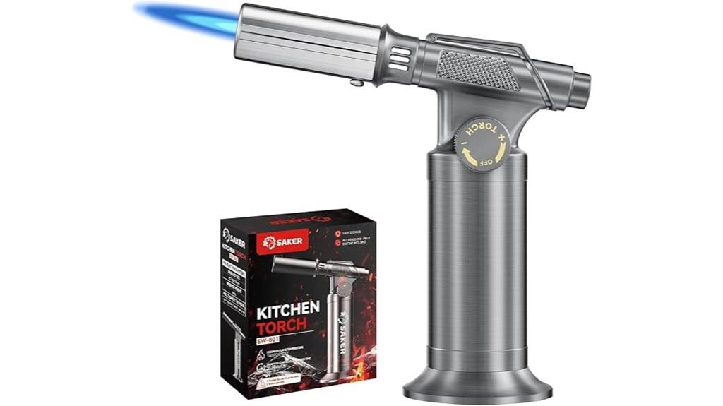 adjustable flame kitchen torch
