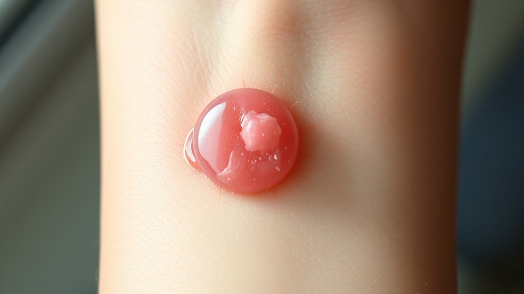 allow skin rest and heal