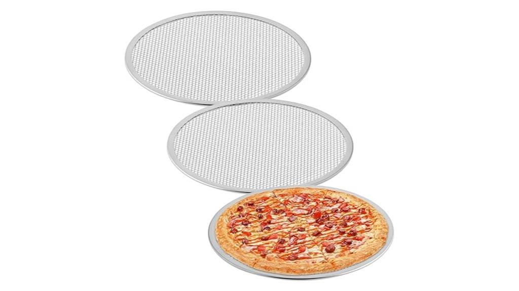 aluminum pizza screen pack