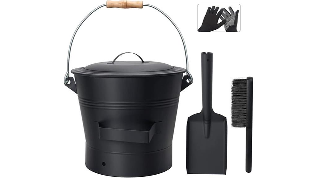 ash bucket with lid