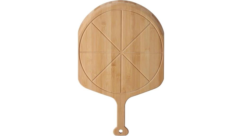 bamboo pizza peel grooves