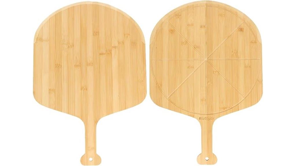 bamboo pizza peel set
