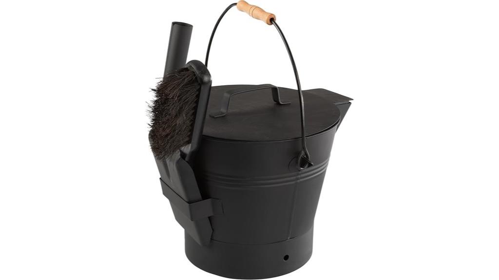 black ash bucket lid