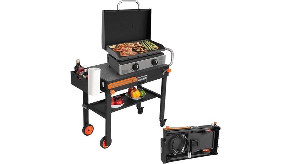 blackstone griddle cart