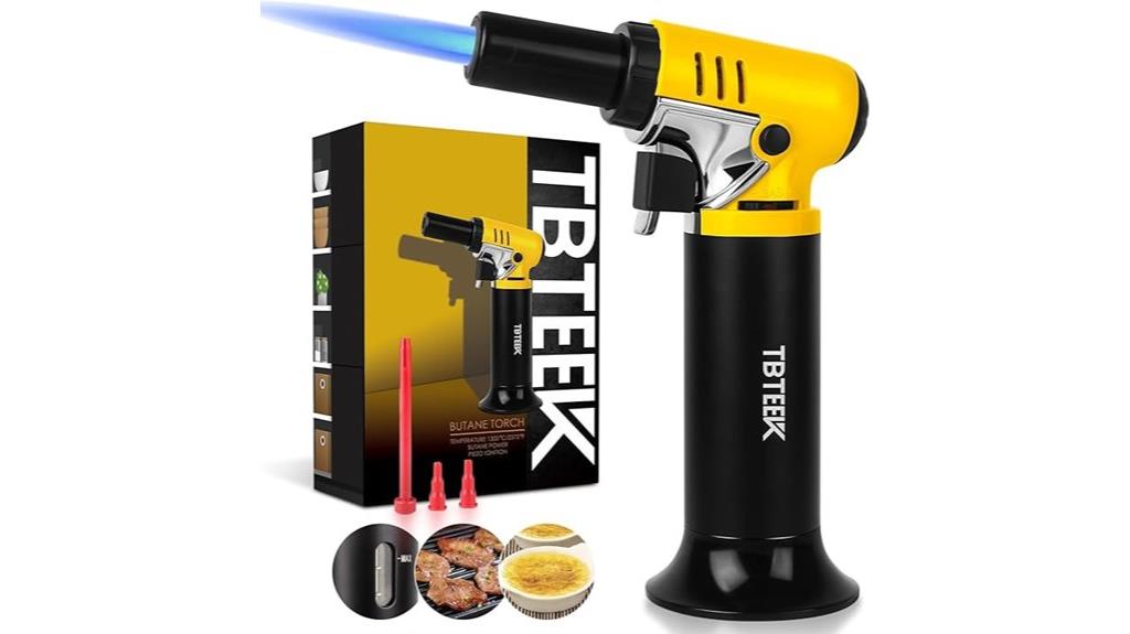 butane torch with fuel gauge