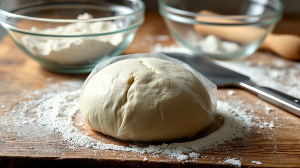 chill dough for better handling