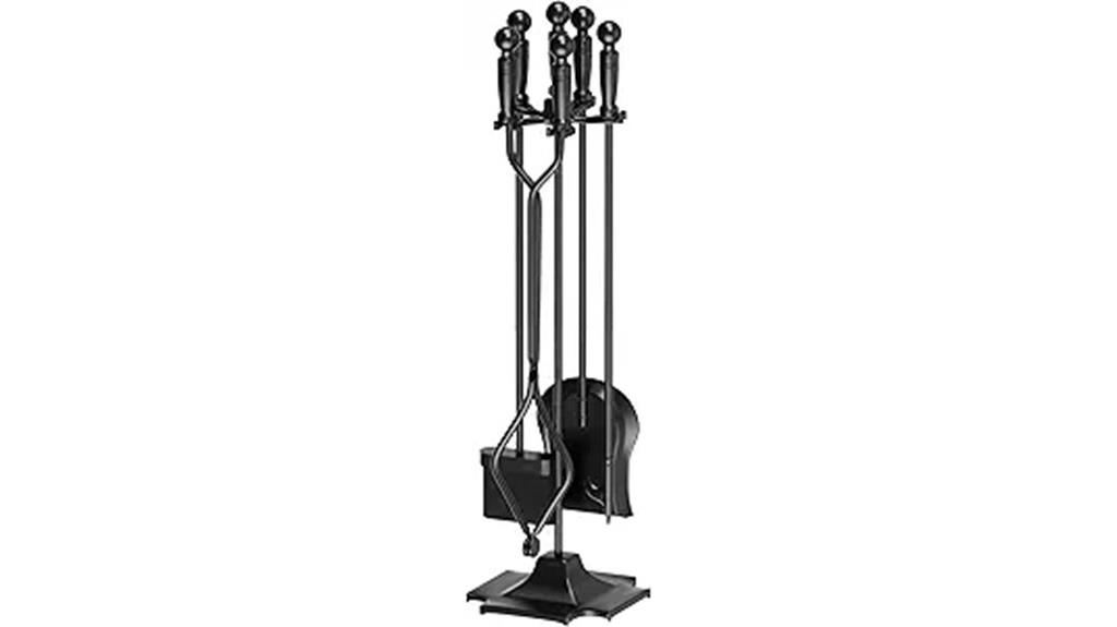 complete fireplace tool set