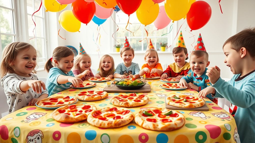 creative themed pizza party planning