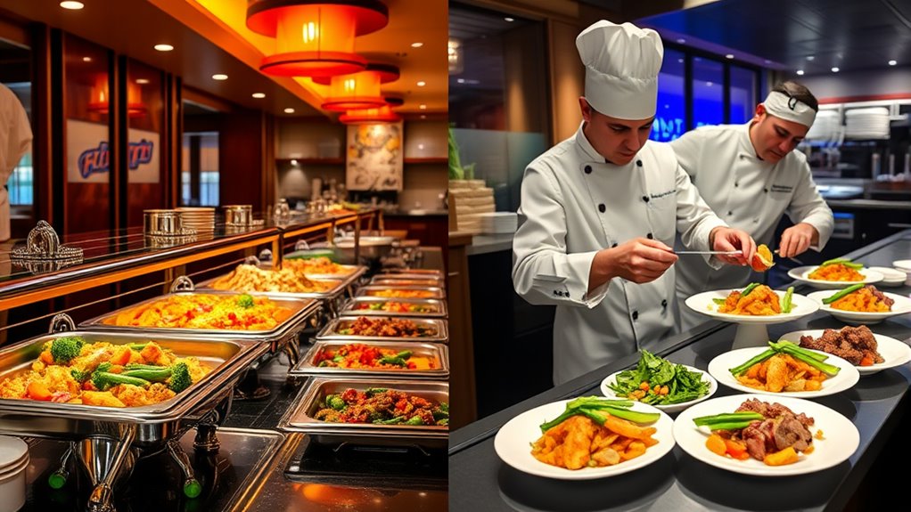customizable safe portion controlled dining