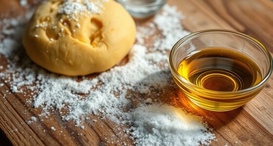 dough oil sugar tips