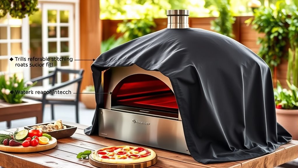 durable weatherproof oven cover
