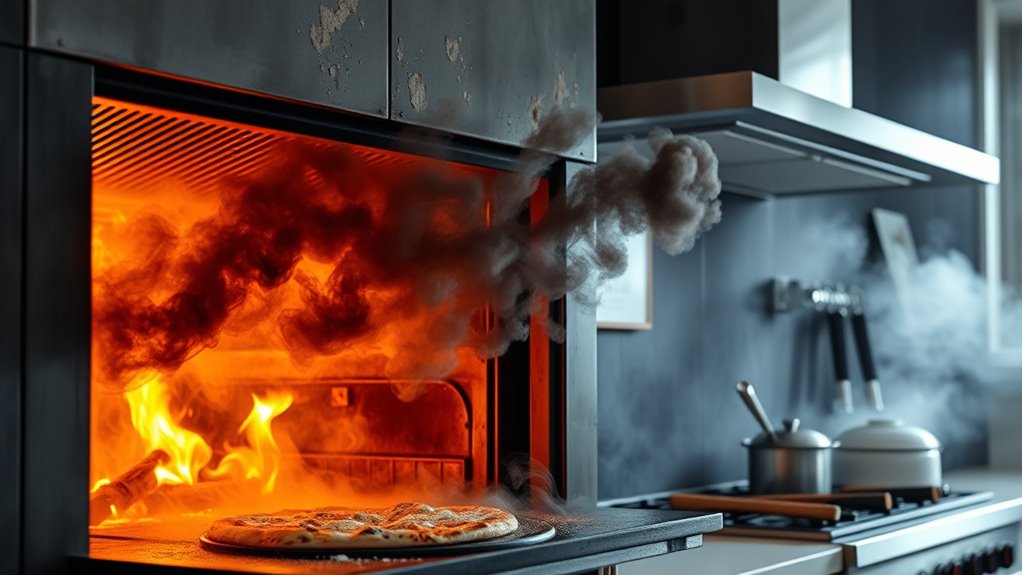 ensure proper oven ventilation