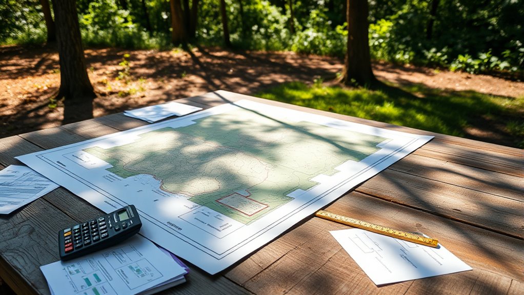 estimate area and preserve native plants