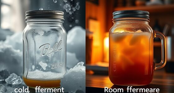 fermentation temperature differences