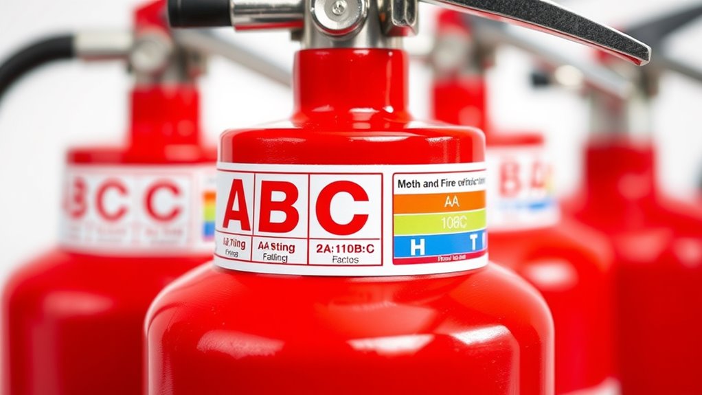 fire class label colors