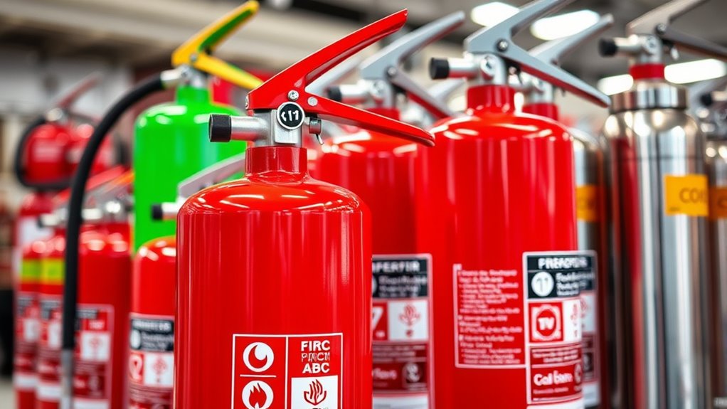 fire extinguisher types and classifications