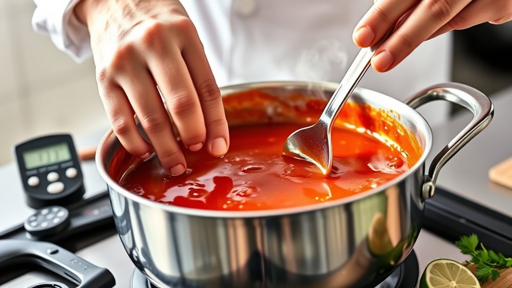 fix sticky watery sauces