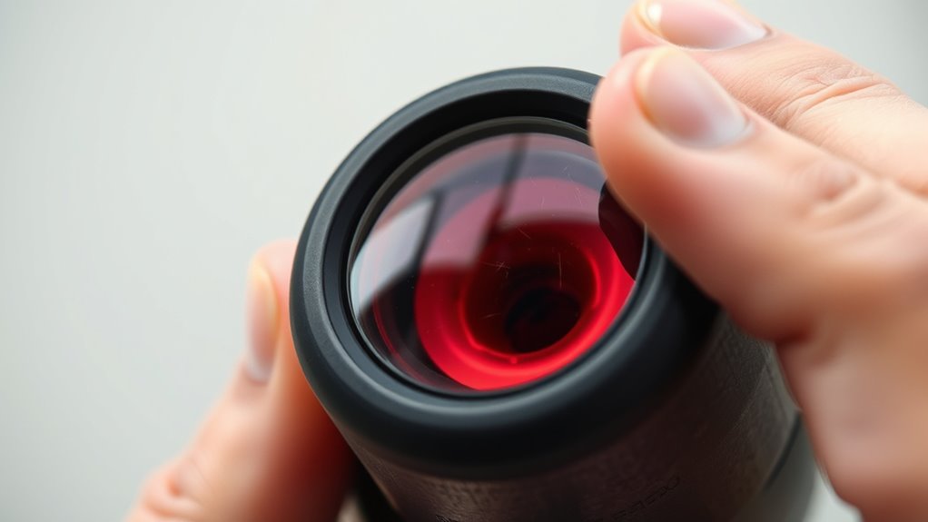 handle infrared lens gently