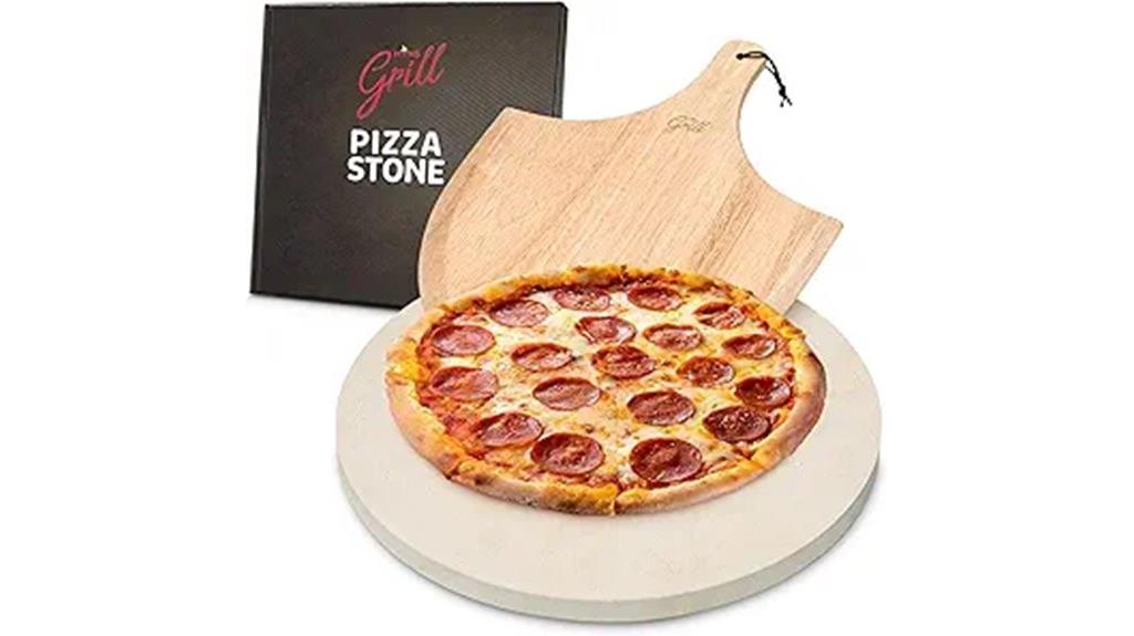 hans grill 15 inch pizza stone