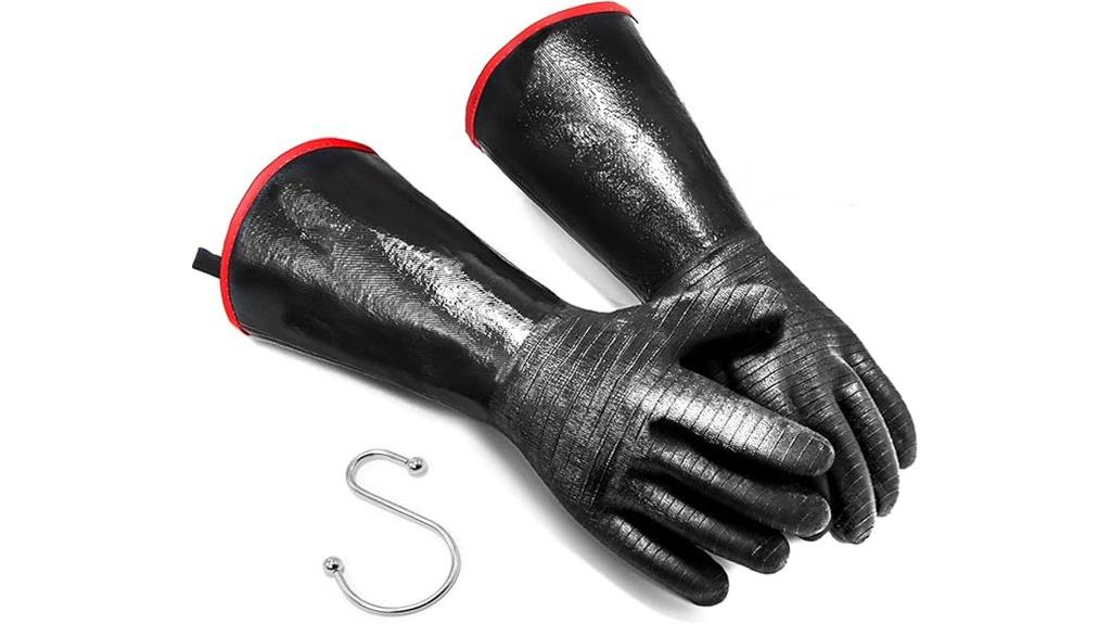 heat resistant bbq oven mitts