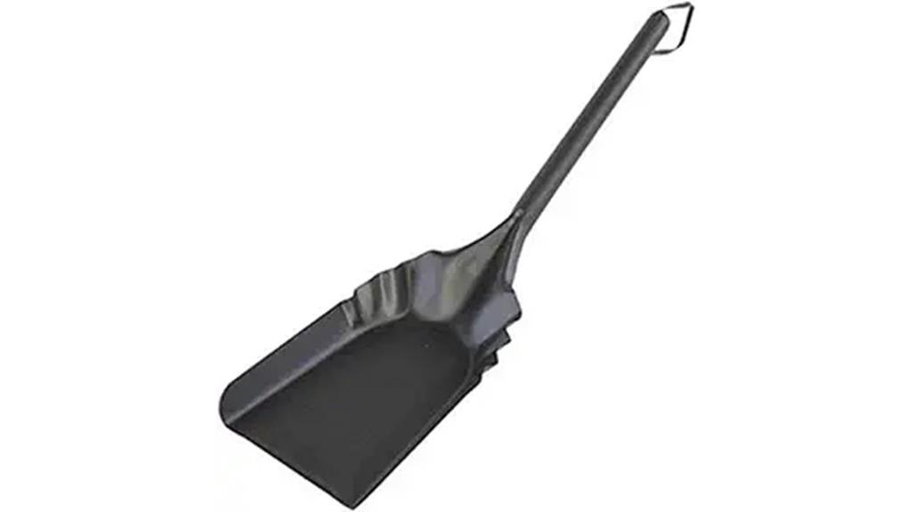 heavy steel fireplace shovel
