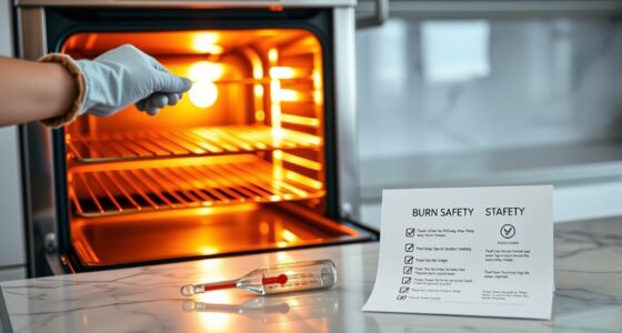 hot oven burn safety tips