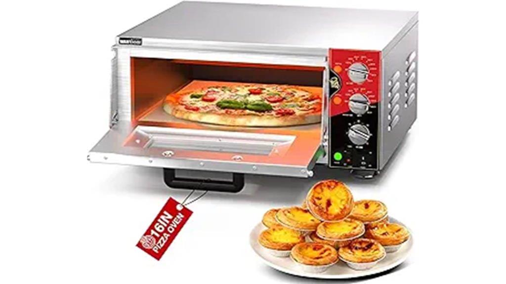 indoor pizza oven with timer