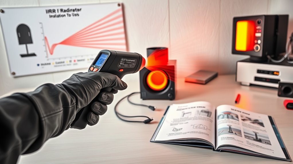 infrared thermometers measure heat