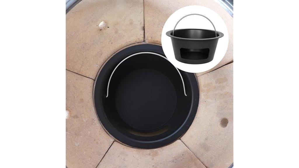 kamado grill ash can