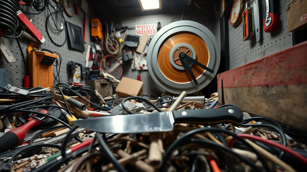 keep workspace free of clutter