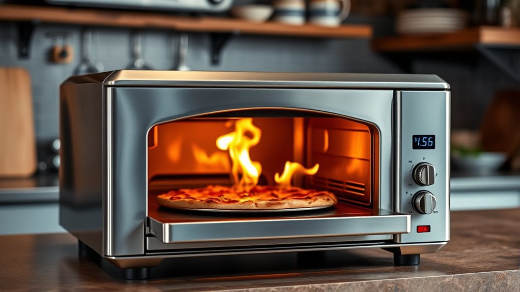 key pizza oven features