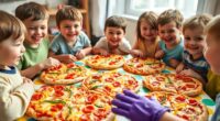 kids pizza party safety