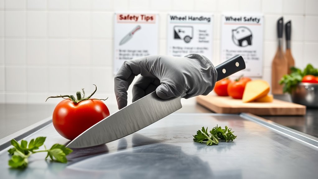 knife and wheel safety