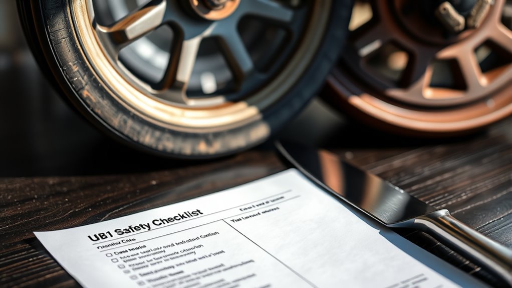 knife and wheel safety checklist