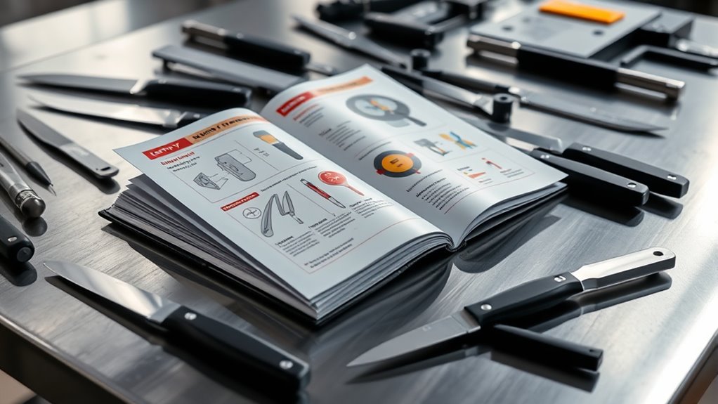 knife and wheel safety guidelines