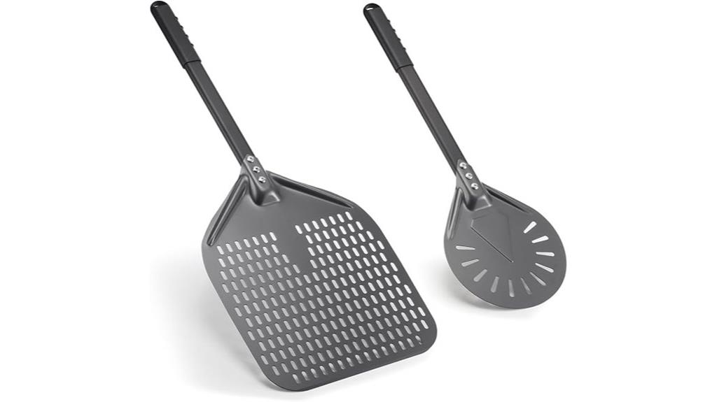 large aluminum pizza tools