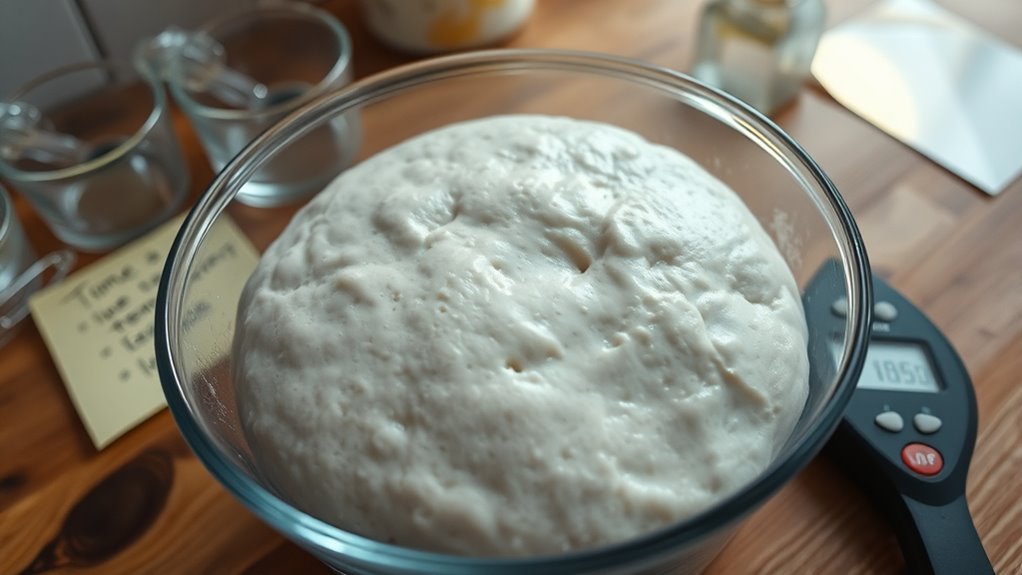 monitor dough rise indicators