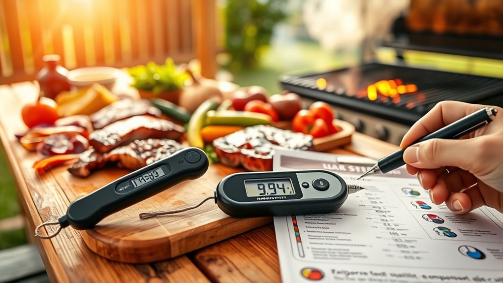 monitor food internal temperatures