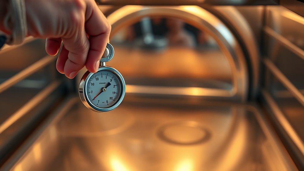 monitor oven surface temperature
