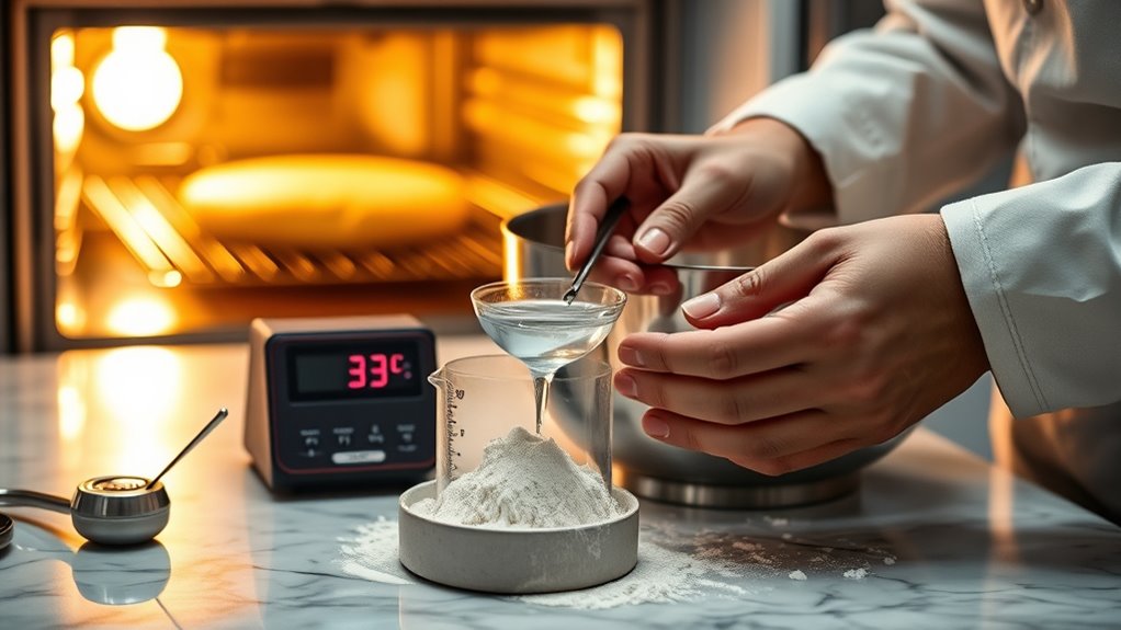 monitor oven temperature carefully