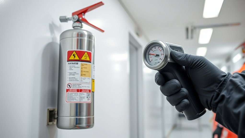monthly extinguisher inspections and maintenance