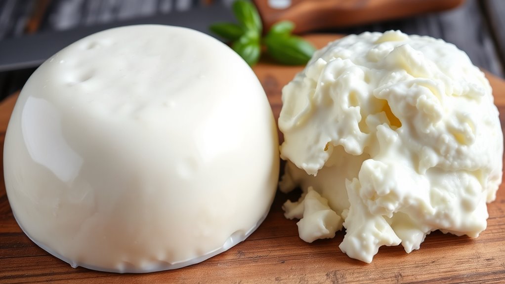 mozzarella handling and aging