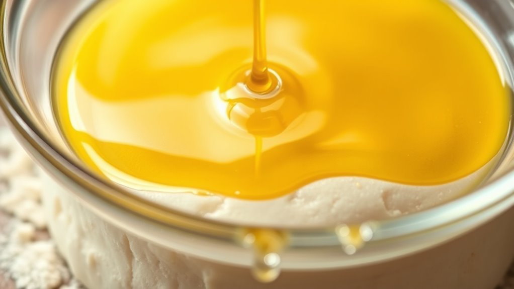 oil creates moisture barrier