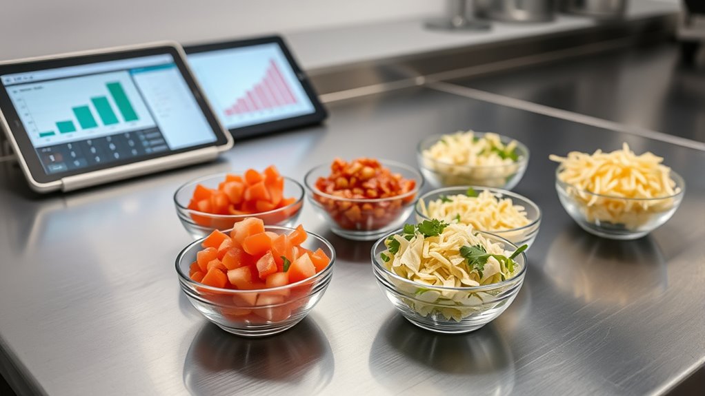 optimize ingredient quality and equipment