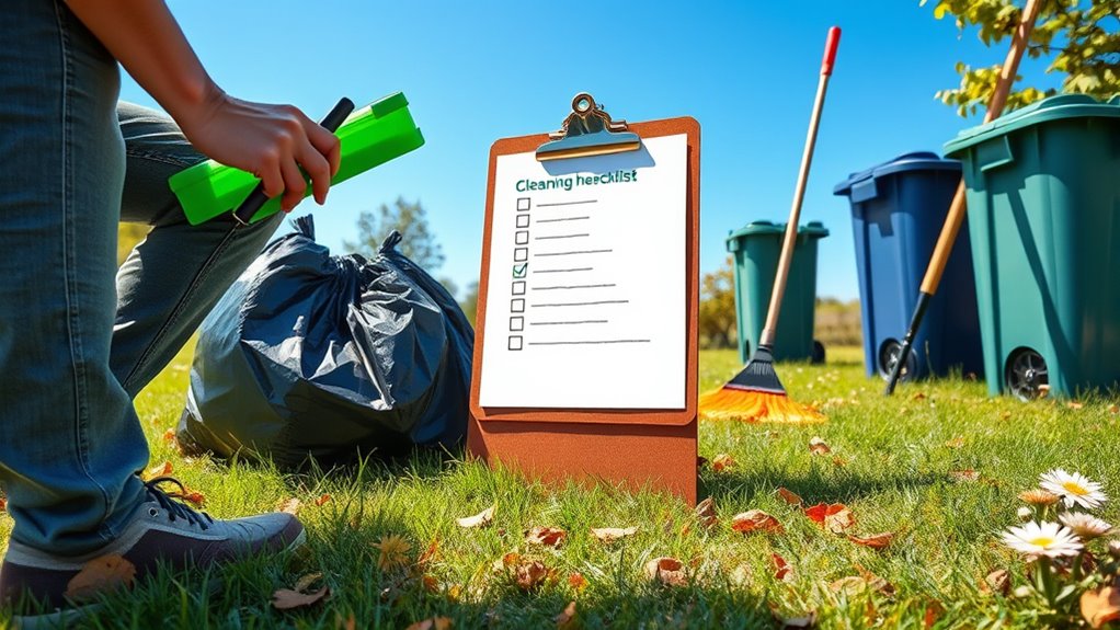 outdoor cleanup process guide