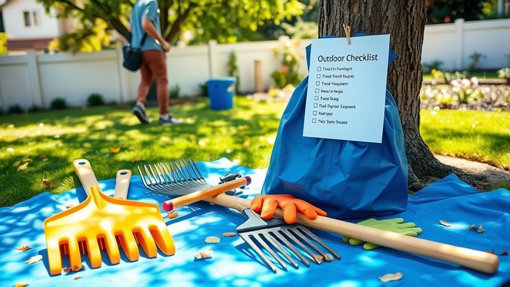 outdoor cleanup safety tips